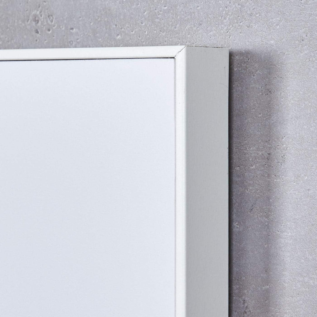 levandeo Wandbild 50x50cm PVC Rahmen Weiss Küche Kräuter Küchendeko Wanddeko Bild Deko