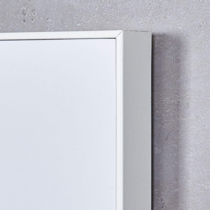 levandeo Wandbild 50x50cm PVC Rahmen Weiss Küche Kräuter Küchendeko Wanddeko Bild Deko