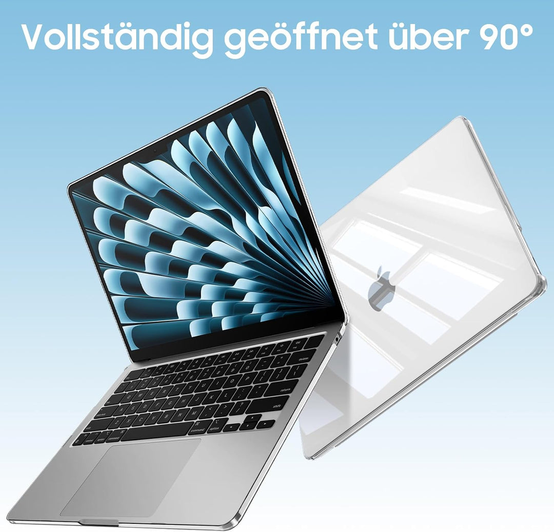 Fintie Hülle Kompatibel mit MacBook Air 13.6 Zoll M5 M4 M3 M2 (2026-2022) A3449 A3240 A3113 A2681, U