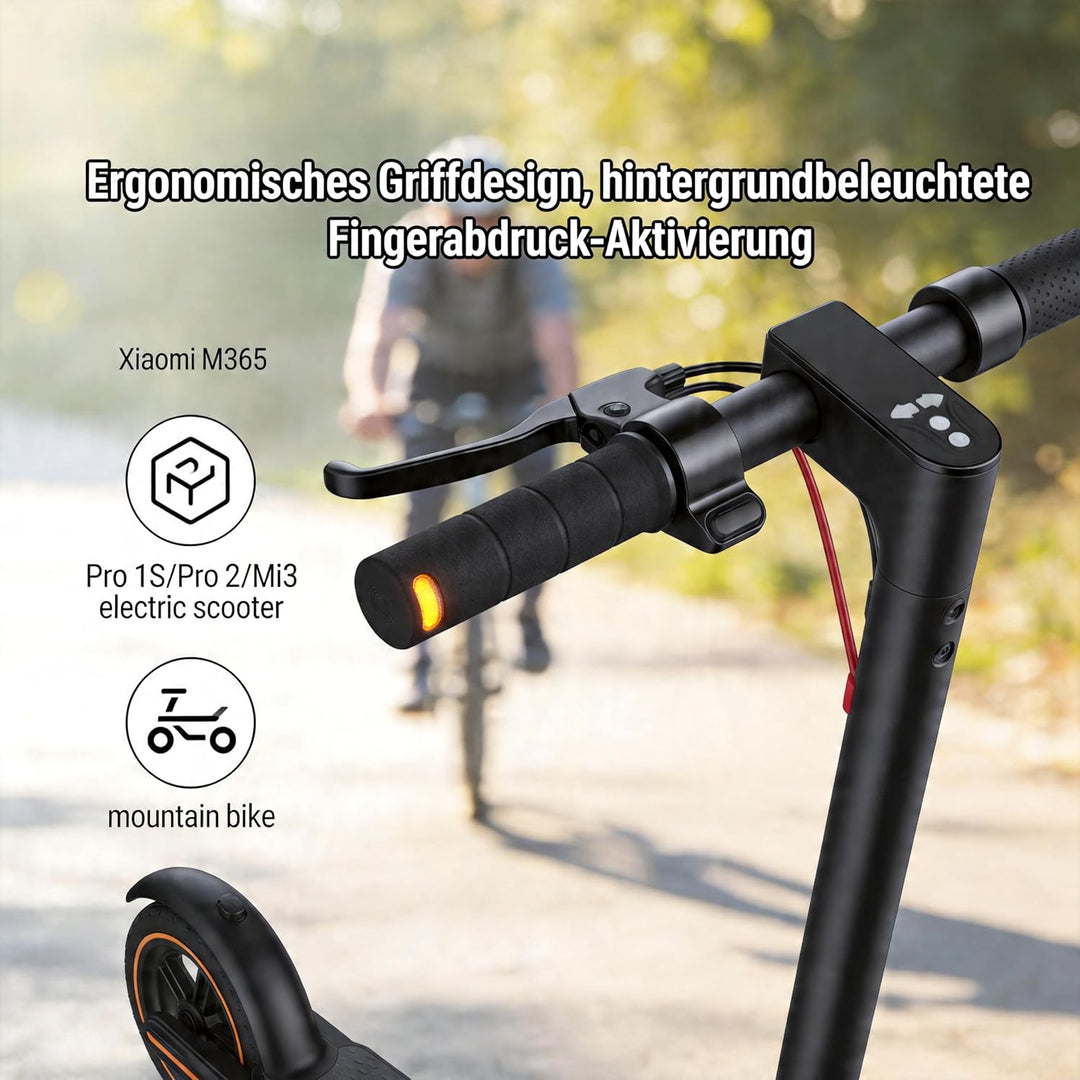 Lenkergriffe für Elektroroller mit linker und rechter Blinkerlampe für Xiaomi Pro 1S Pro 2 Mi3 Silik