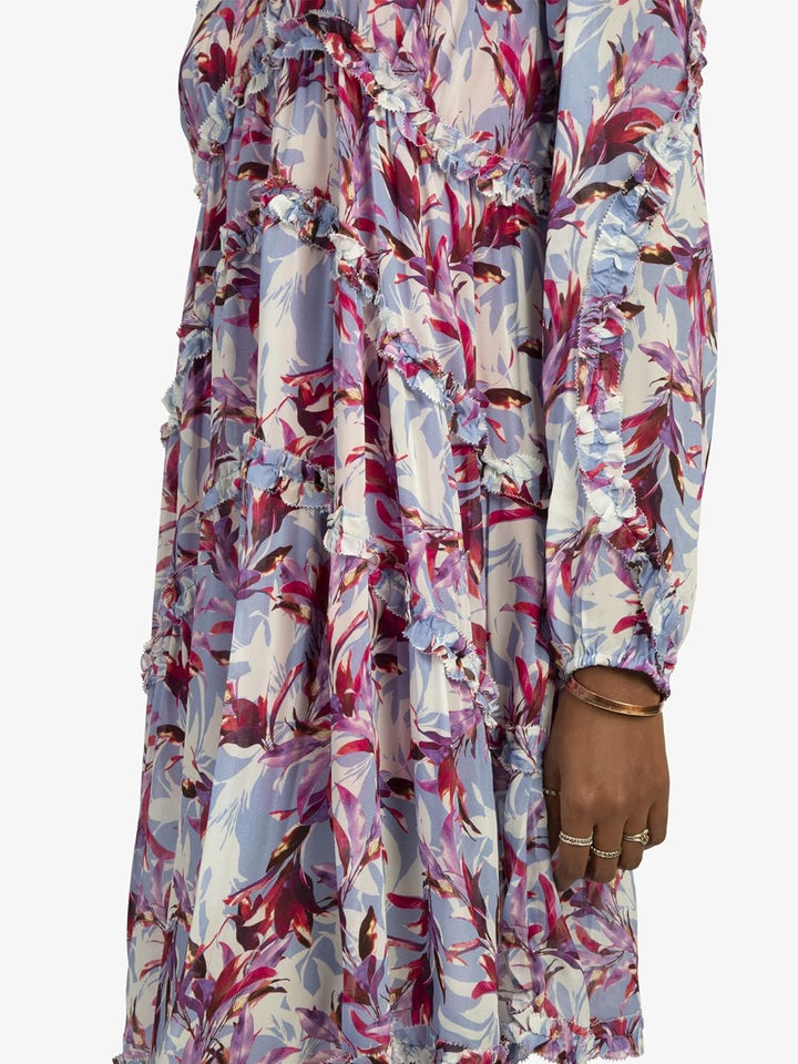 Mint & Mia Damen Dress Barbarella Kleid, Mehrfarbig, 38