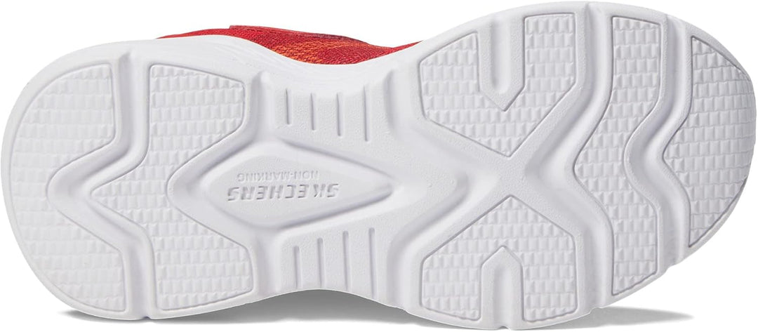 Skechers Jungen Tri-namicsArbeiten 21 EU Red Textile Orange Black Trim, 21 EU Red Textile Orange Bla