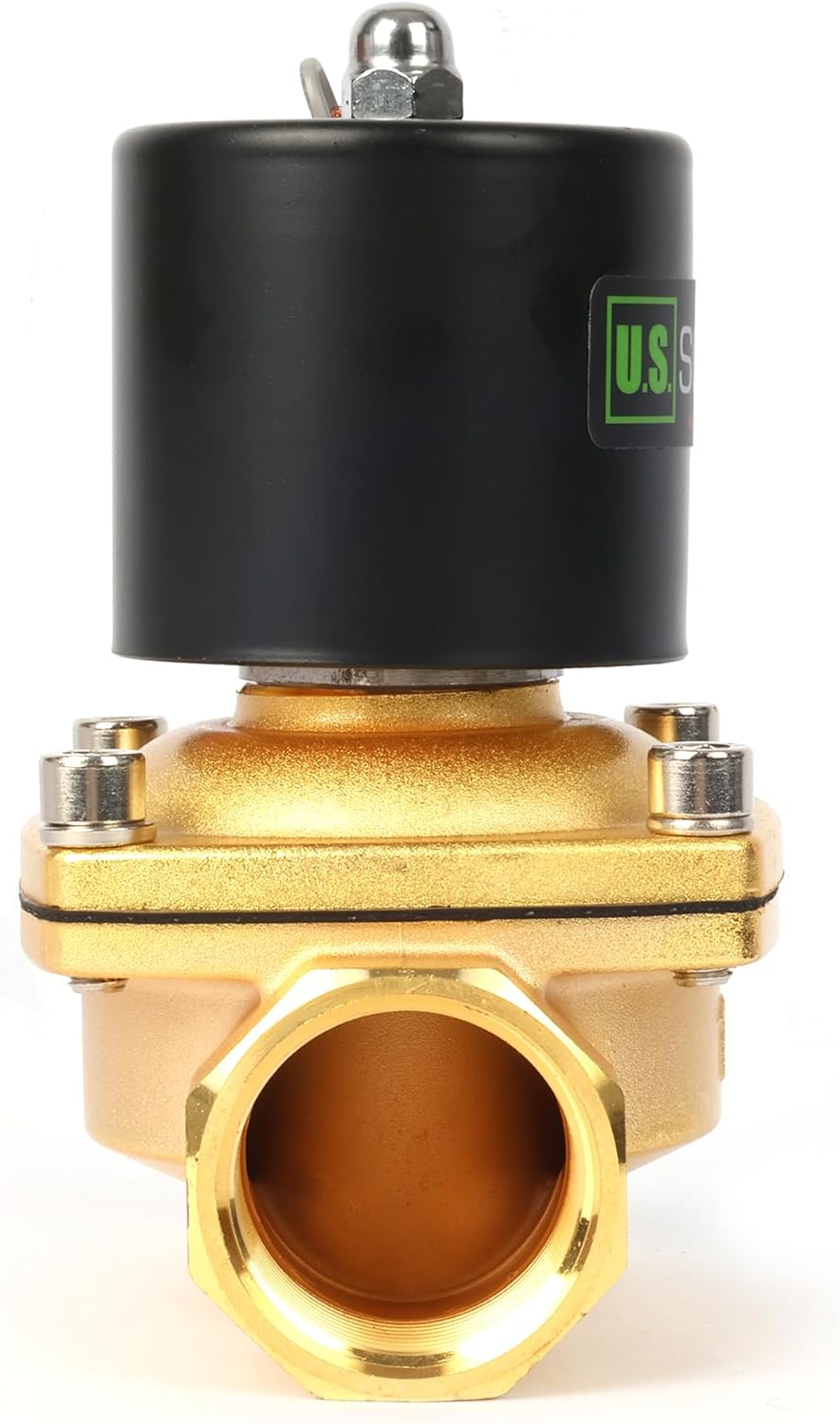 U.S. Solid Magnetventil – 1 1/4 Zoll Zinklegierung 220 V AC Elektrisches Wasserventil, NBR-Dichtung