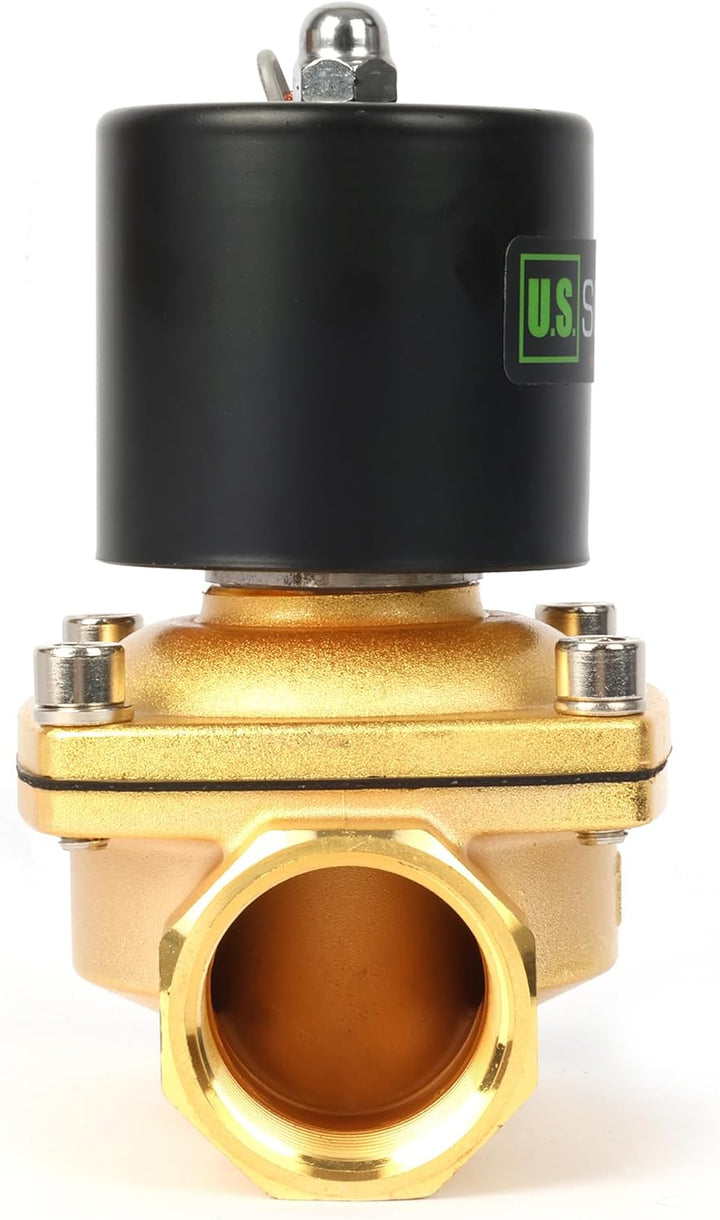 U.S. Solid Magnetventil – 1 1/4 Zoll Zinklegierung 220 V AC Elektrisches Wasserventil, NBR-Dichtung