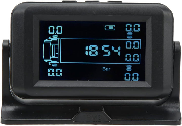 Reifendrucküberwachungssystem 6 Externe Sensoren für 6-Rad-LKW RV Hochdruckalarm IP67 USB-Solarstrom