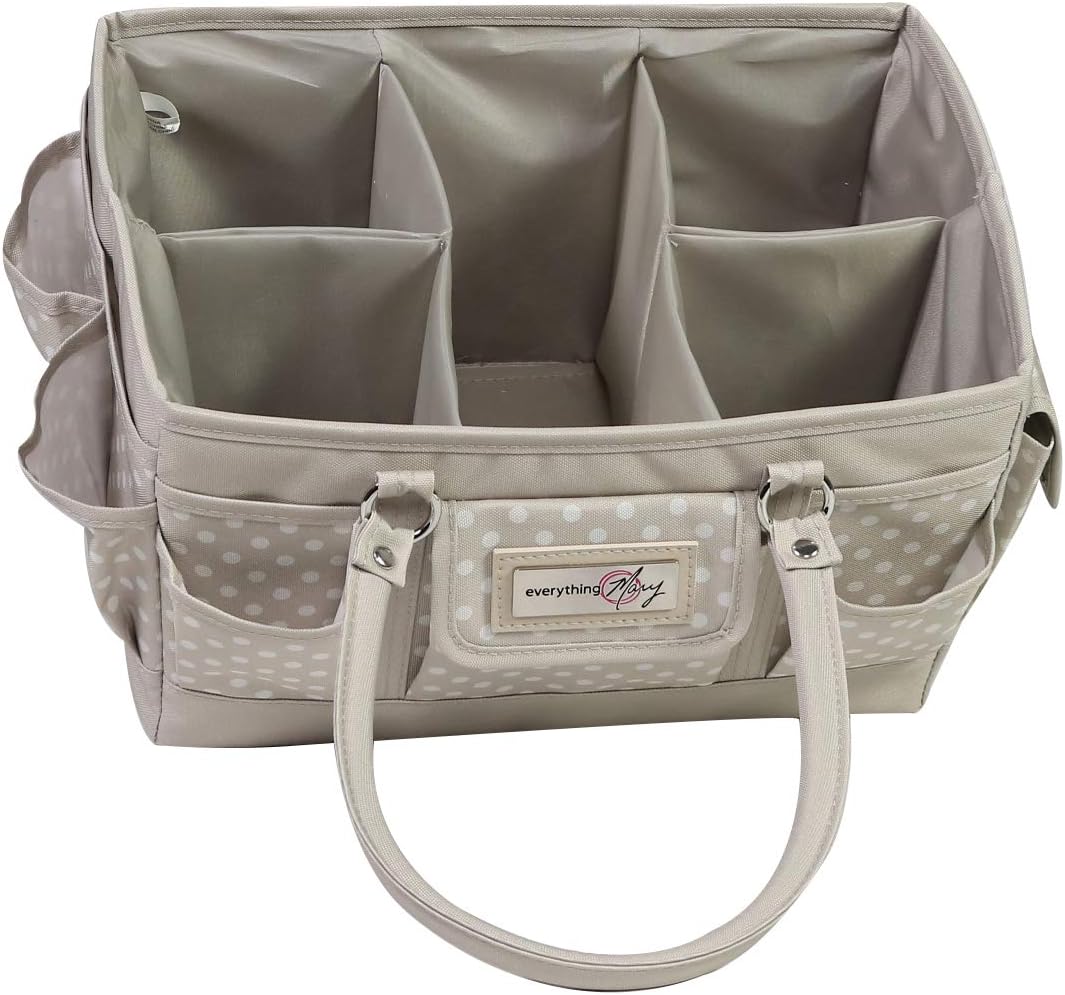 Everything Mary Basteltaschen Hellbraun Gepunktet, Hellbraun Gepunktet