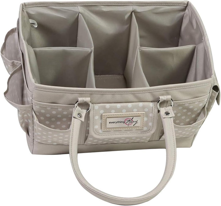 Everything Mary Basteltaschen Hellbraun Gepunktet, Hellbraun Gepunktet