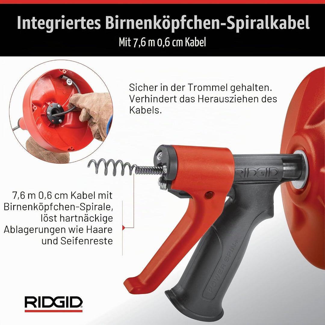 Ridgid 57043 Power Spin+ mit Autofeed