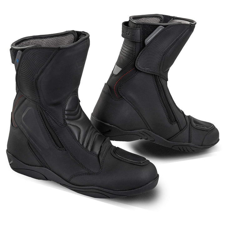 SHIMA Terra Men Herren Motorradstiefel Schwarz 44 EU Motorradschuhe, Schwarz 44 EU Motorradschuhe