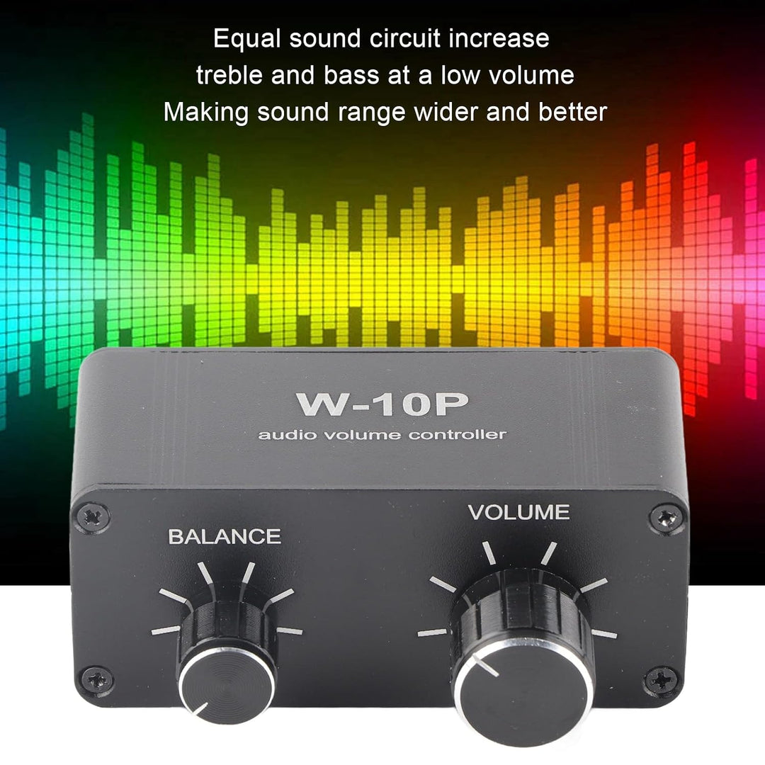 Kopfhörerverstärker Stereo Lautstärkeregler Mini Audio Vorverstärker mit 3,5-mm-Cinch-Buchse - Headp