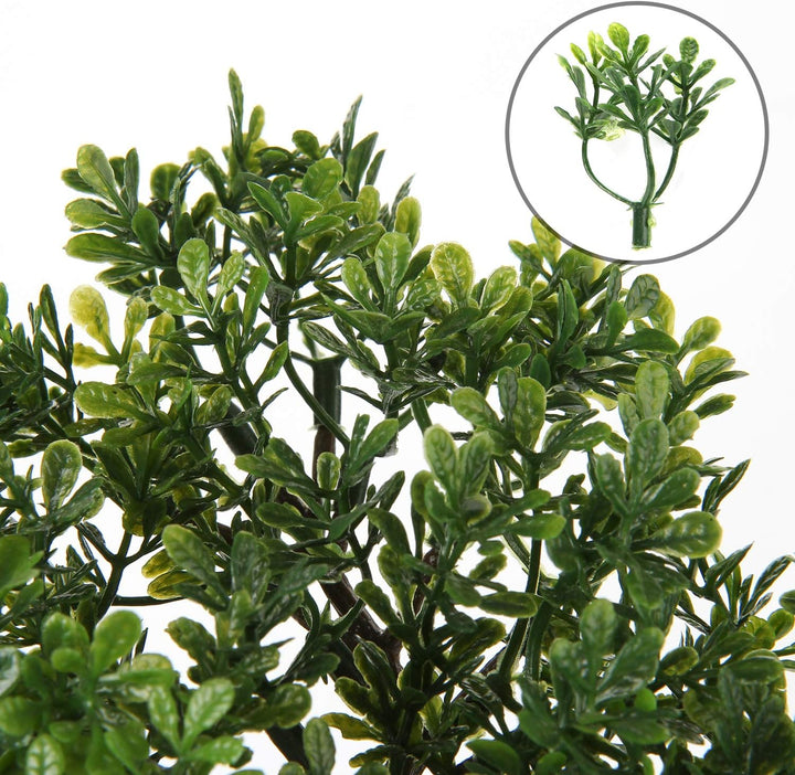 Briful Kunstbonsai Naturgetreue Künstliche Pflanze Kunstbaum Bonsai Zeder Kiefer Podocarpus Plastik