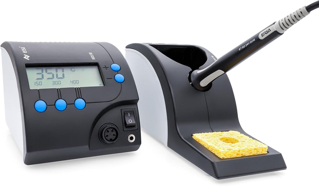 ERSA RDS80 Digital Lötstation 80W Leistung mit einstellbarer Temperatur 150 – 450 °C inkl. Lötspitze