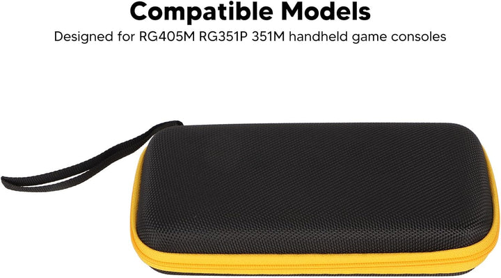 Hartschalen Tragetasche für RG405M/RG351P/351M Handheld Spielekonsole, Tragbare Eva Hartschale Spiel