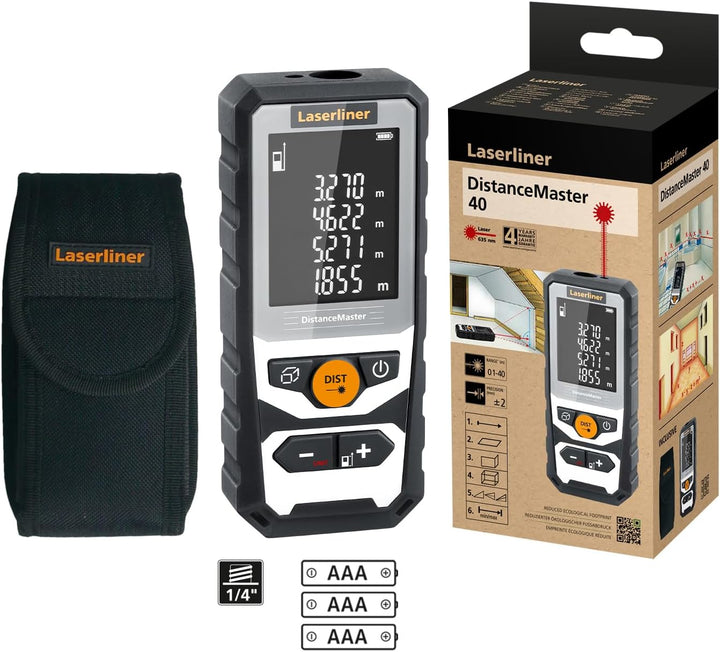 Laserliner Laser Entfernungsmesser, DistanceMaster DistanceMaster 40, DistanceMaster 40