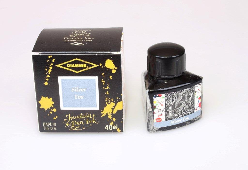 Diamine Ink,150th anniversary ink,Silver Fox,Tinte im Tintenglas,40 ml, 40 ml