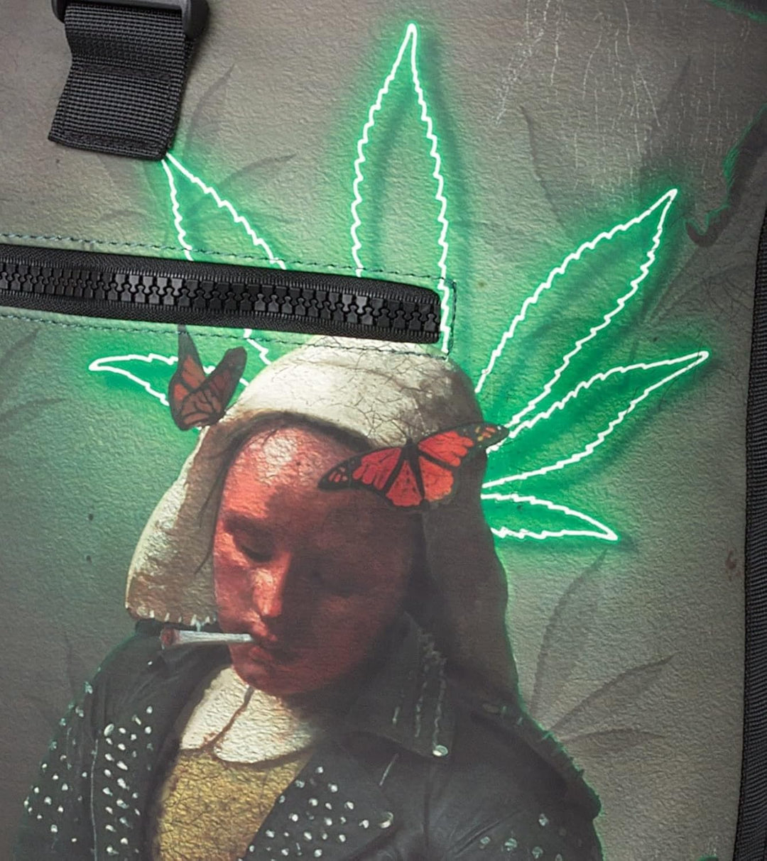 New Rebels Rucksack Plane Time Bag Kurierrucksack Roll-up Fahrradrucksack Sport Fitness + Flasche Ga