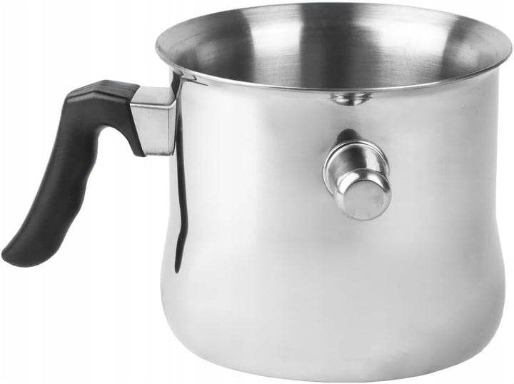 1,5L Milchtopf Simmertopf Edelstahl Kochtopf Wasserbad Simmerntopf Wasserbad mit Flötenkessel Funkti