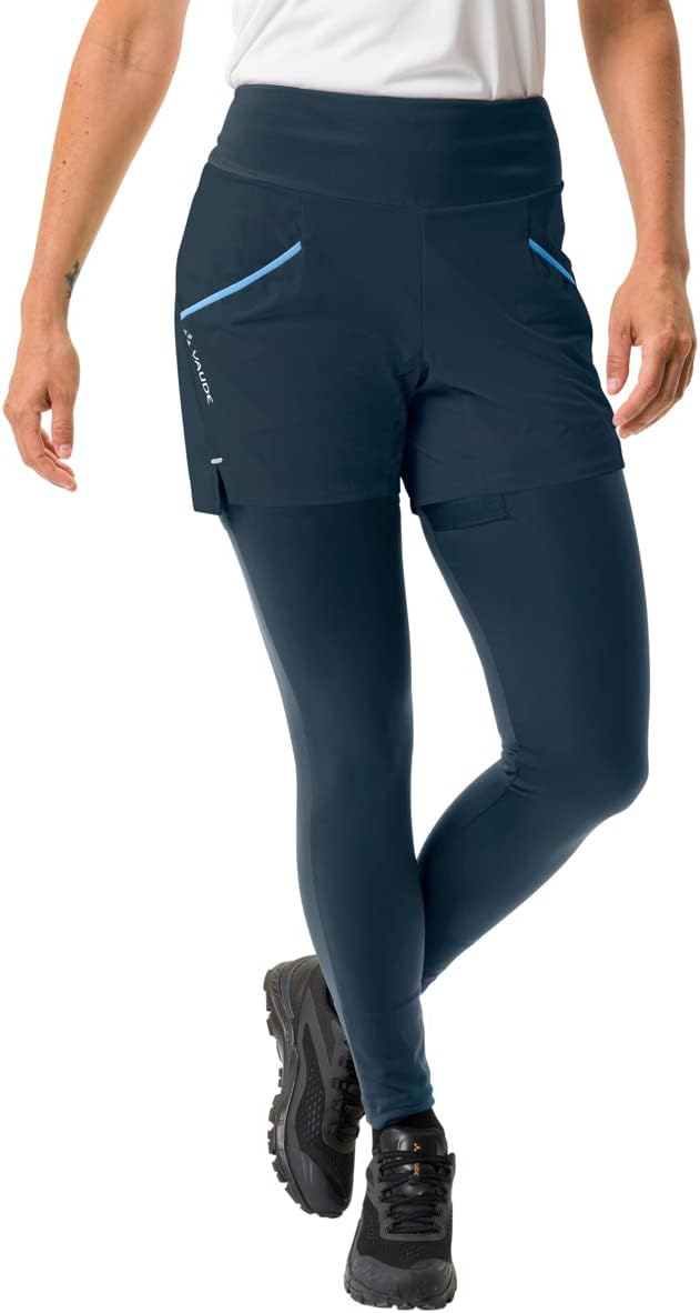 VAUDE Damen Hose Women's Crana Zo Pants 38 Dark Sea, 38 Dark Sea