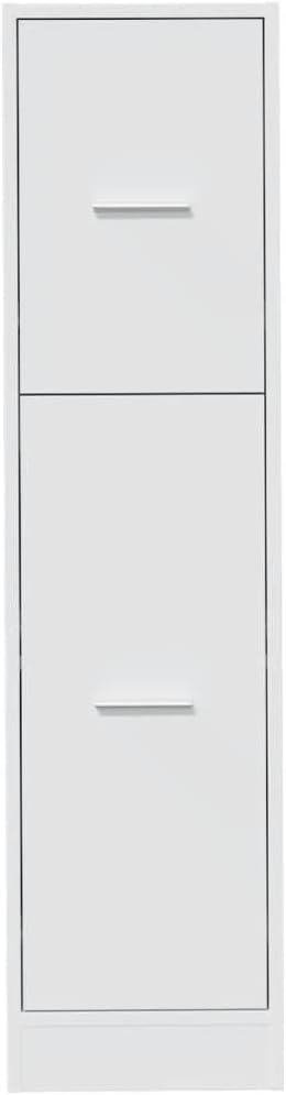 vidaXL Apothekerschrank, Ausziehschrank mit Stauraum, Allzweckschrank für Wohnzimmer Büro, Nischensc