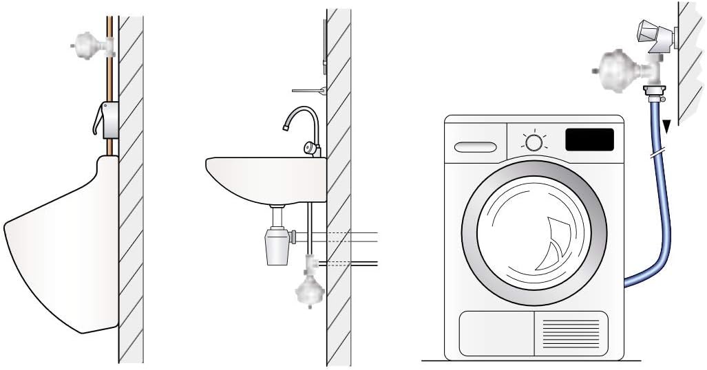 Flamco Flexofit S R1/2" M 2,0 bar, Druckstossdämpfer, Druckerhöhung, Druckreduzierung, Butylmembran,
