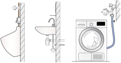 Flamco Flexofit S R1/2" M 2,0 bar, Druckstossdämpfer, Druckerhöhung, Druckreduzierung, Butylmembran,