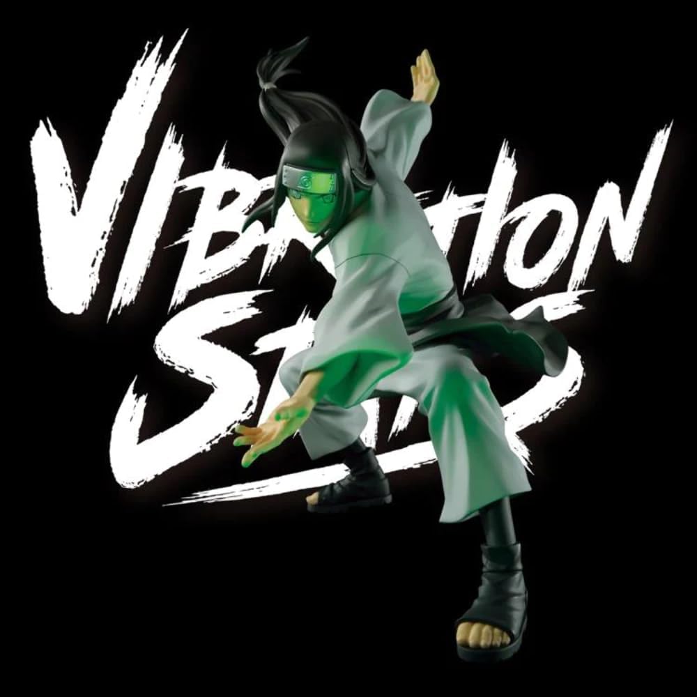 Banpresto Figur Statue Hyuuga Neji Naruto Shippuden - Vibration Stars BP19438 - Höhe 15cm - Mehrfarb