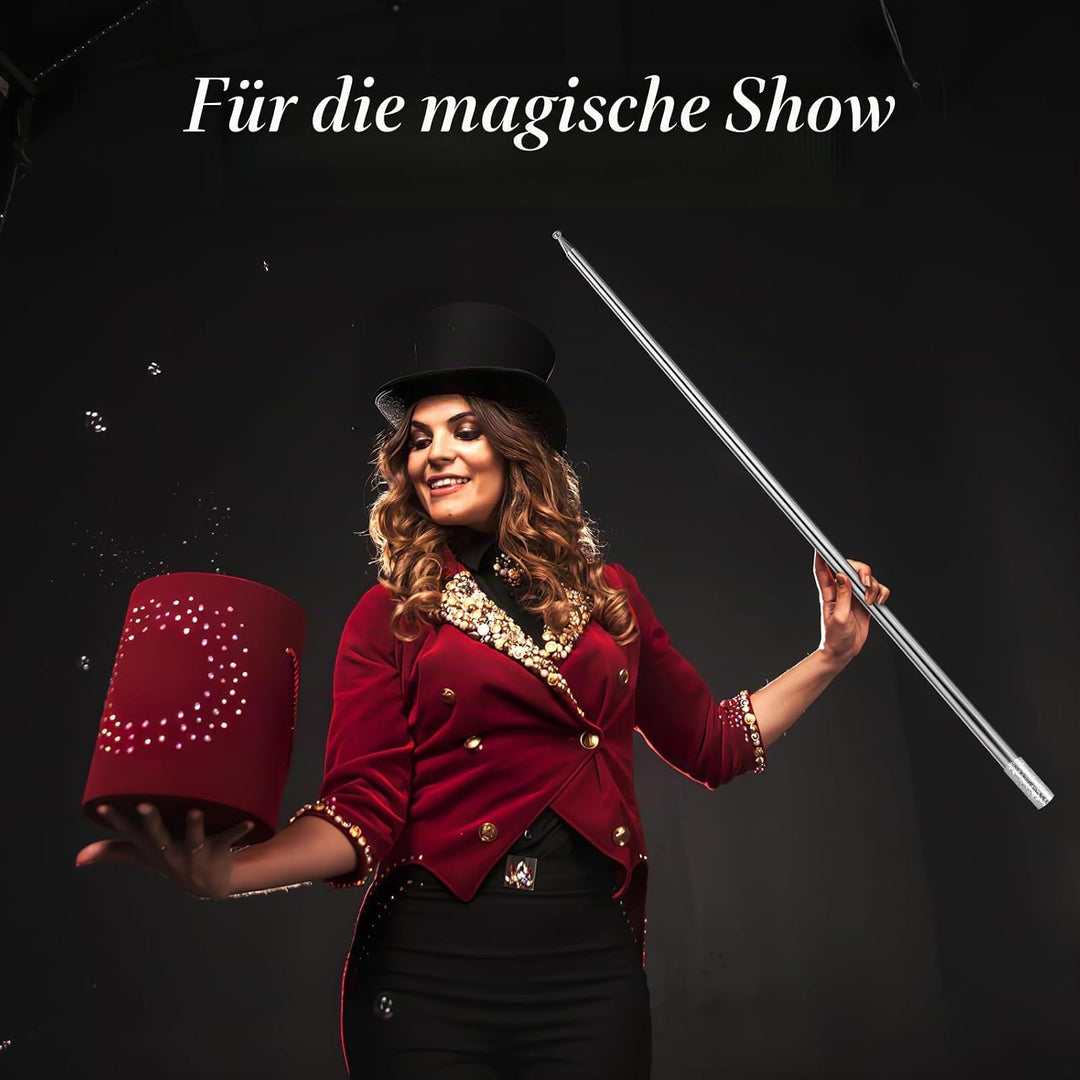 Healifty Zusammenklappbarer Stab aus Edelstahl, Taschenstab für Tricks, Kampfsport, tragbar, einzieh
