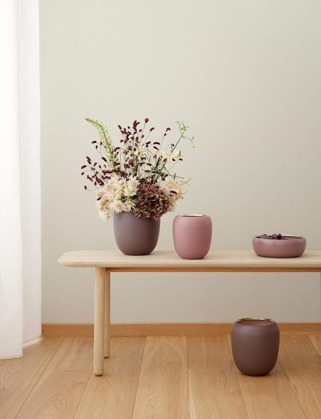 Stelton Ora Vase - klein - dusty rose / powder