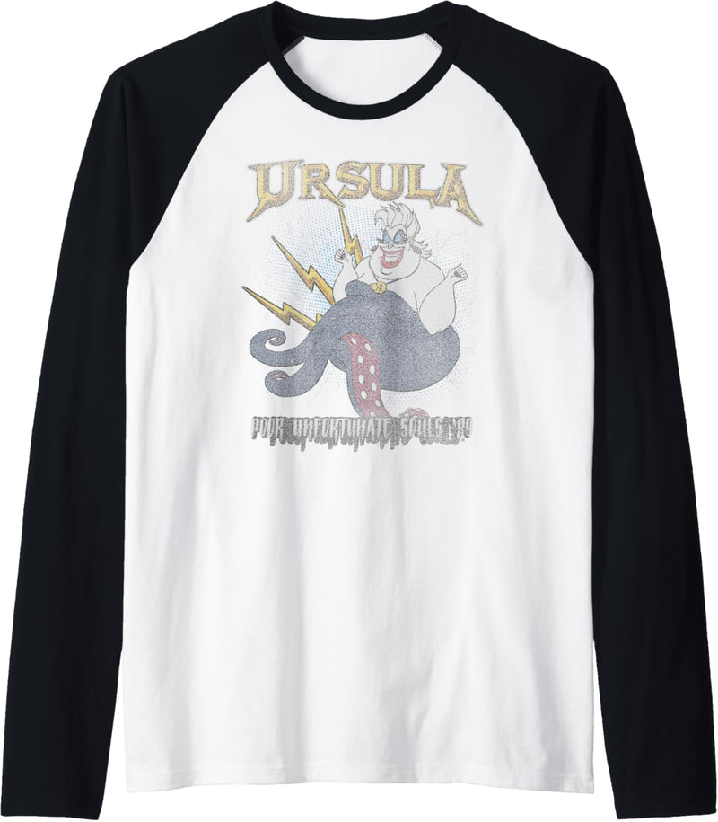 Disney The Little Mermaid Ursula Distressed Unfortunate Soul Raglan