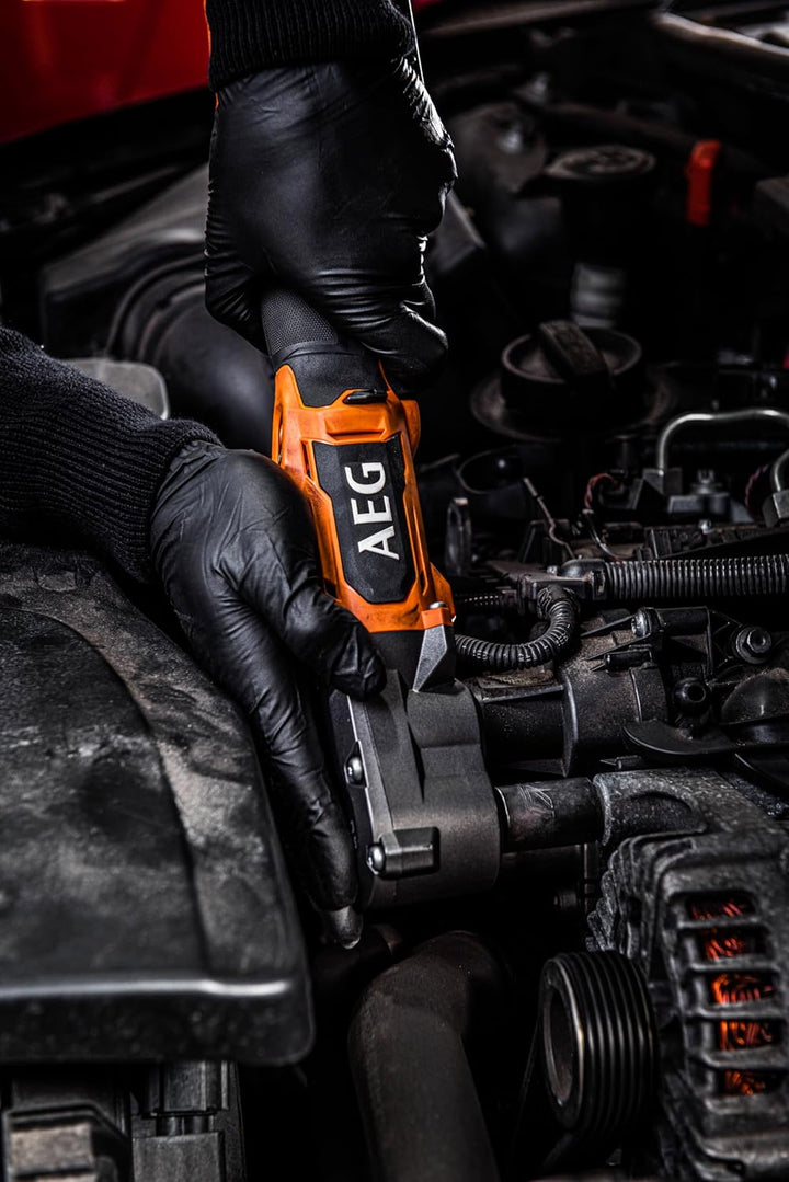 AEG 18 V Pro18V Brushless Akku-Winkelschlagschrauber,Sub Compact, 3/8" Vierkant-Aufnahme, 320 Nm Los