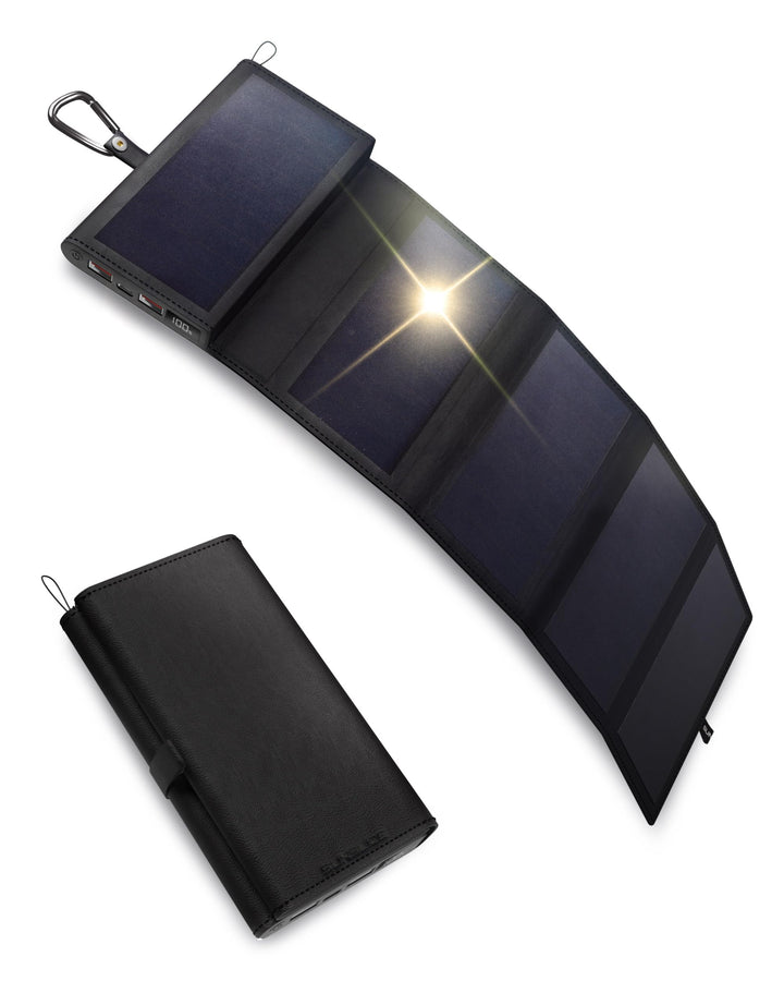 Solar 10'000 mAh Powerbank Electron mit 8W SunPower Solar Panel, Handy-Ladegerät im Handy-Format, id