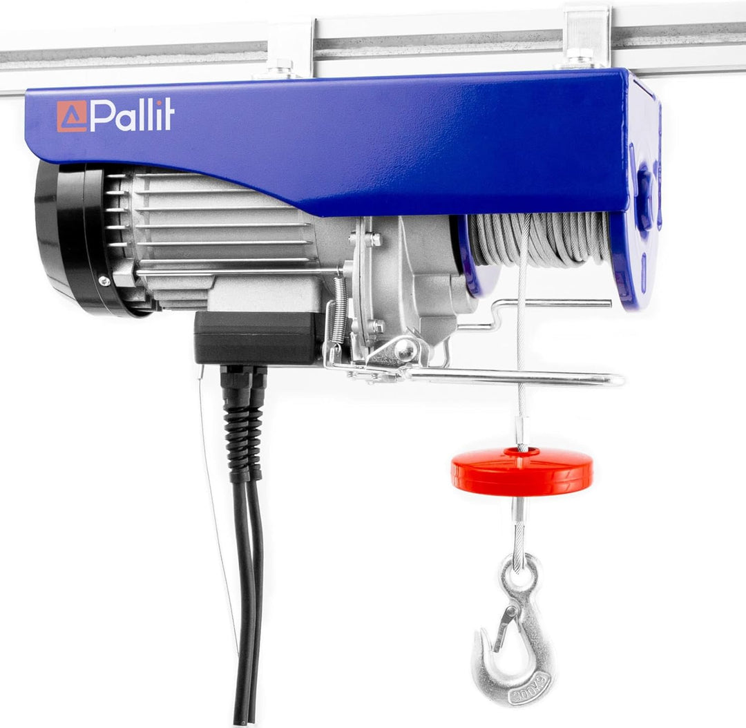 Pallit elektrische Seilwinde HOISTEXT | 400 kg/12 m | 800 kg/6 m | extralanges 5 m Kabel | inkl Kabe