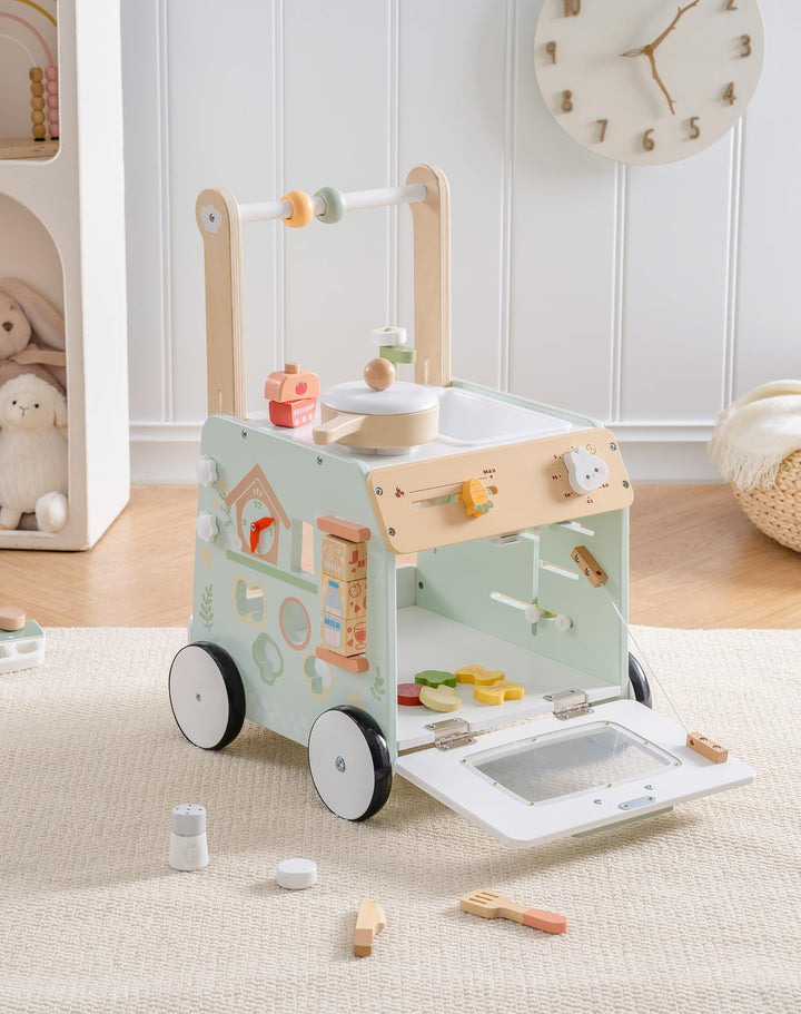 ROBOTIME Lauflernwagen aus Holz Schiebespielzeug WRP24