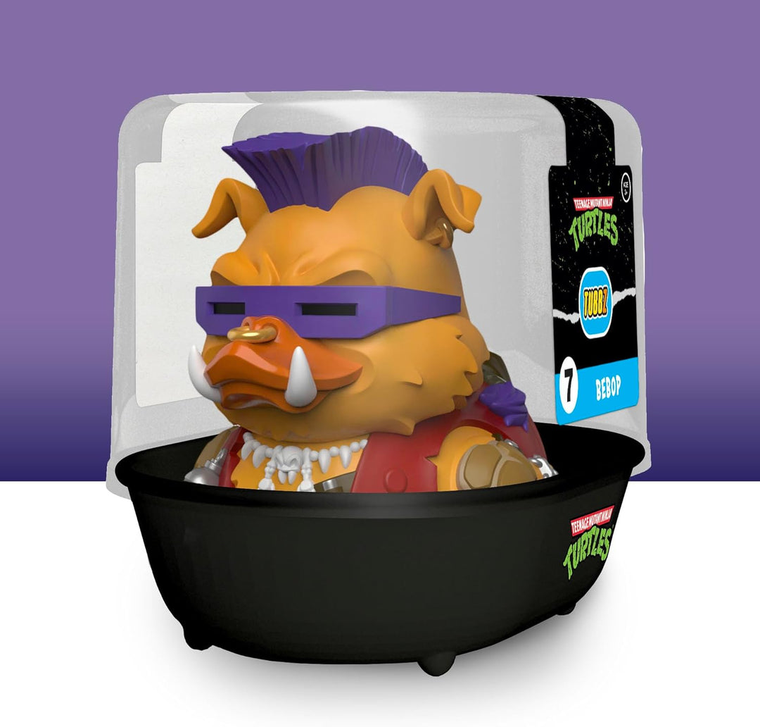 TUBBZ First-Ausgabe: Teenage Mutant Ninja Turtles - Bebop als Cosplaying-Gummiente Vinylfigur Bebop