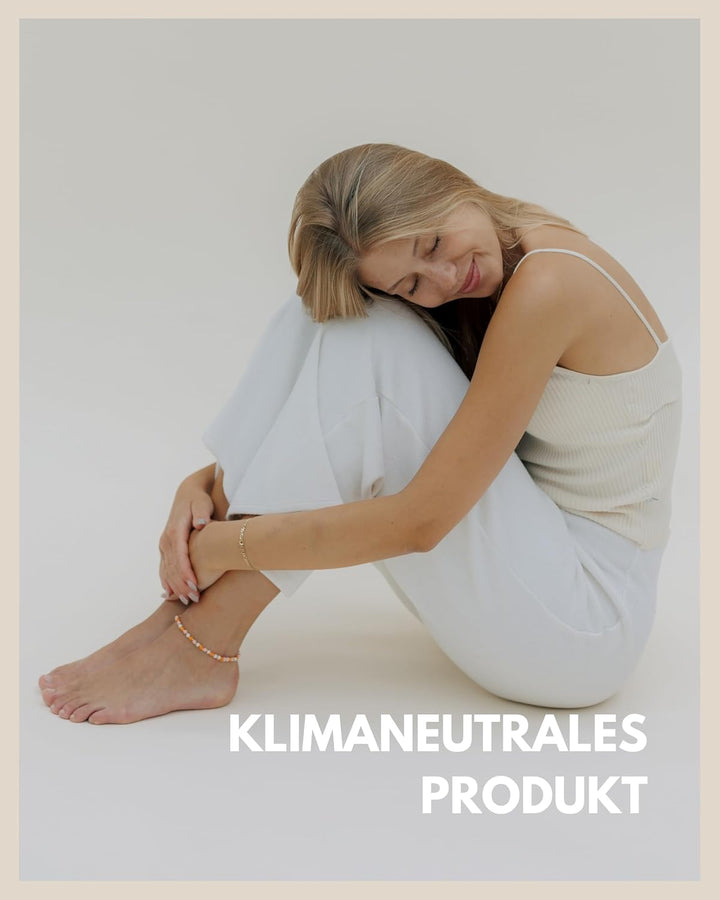 GD GOOD.designs EST. 2015 Fussketten für Frauen mit Boho Süsswasserperlen - Verstellbar - Fusskettch