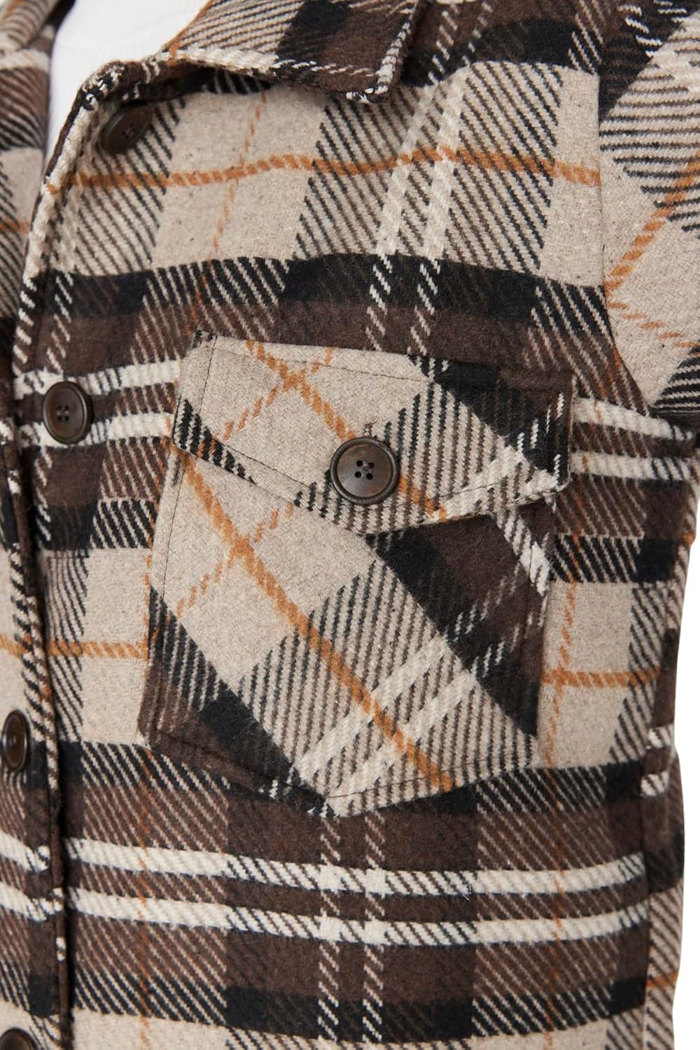 TRENDYOL Classic Coat - Black - Regular 34 Brown, 34 Brown