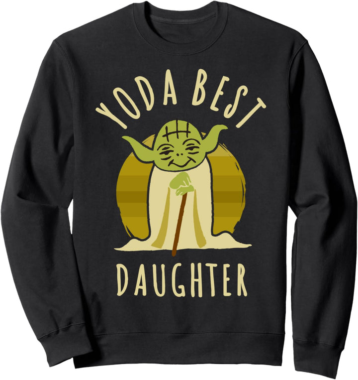 Star Wars Yoda Best Daughter Cartoon Yoda Sweatshirt