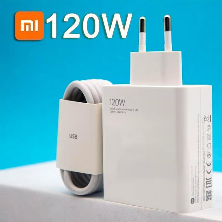 Xiaomi Mi Travel Charger Combo Set with USB-A to Type-C Charging Cable 1m, 120W White EU BHR6034EU