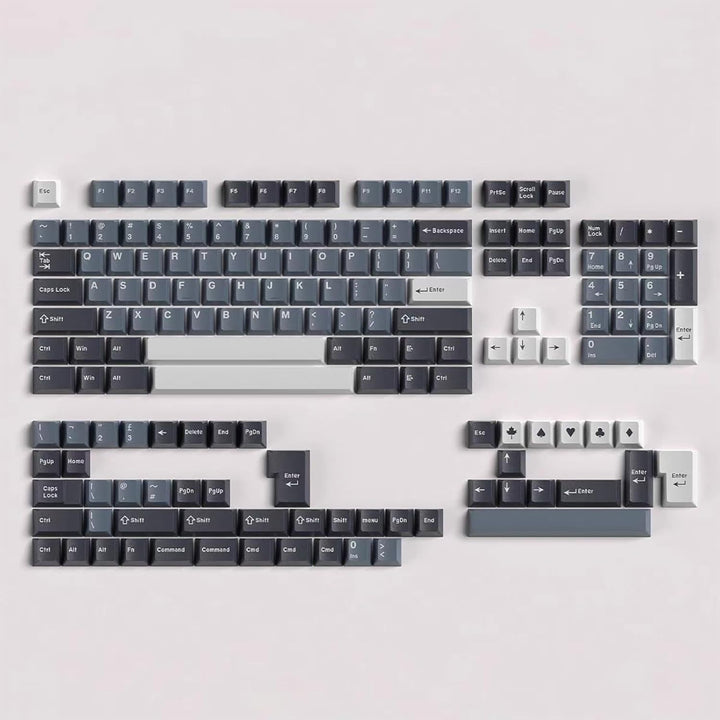 173 Tasten Doubleshot Keycaps Cherry Profile Apollo Keycaps Set für 61/64/87/104/108 Cherry Mx Switc