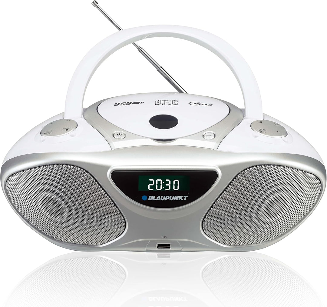 Blaupunkt BB14WH CD Player CD Recorder Silver White