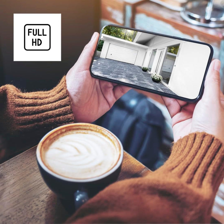 Hama Überwachungskamera WLAN (WLAN Kamera f. aussen, Outdoor-Kamera mit Sprach- u. App-Steuerung, we