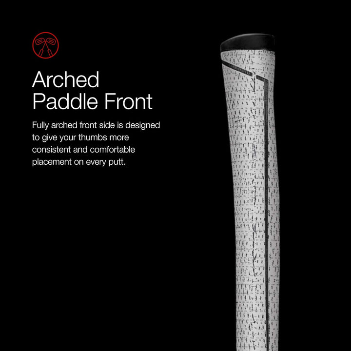 Golf Pride Pro Only Cord Red Star 72 cc Puttergriff, Grau