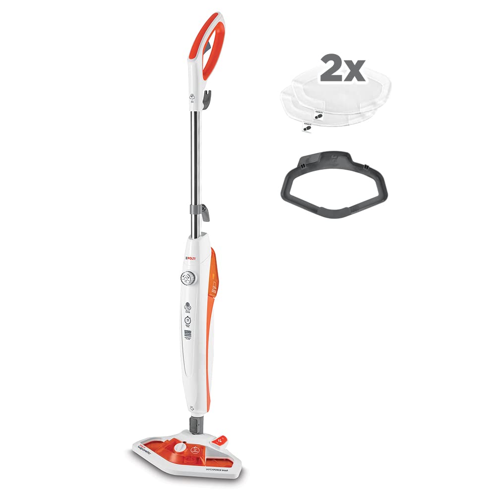 Vaporetto PTEU0273 SV420_Frescovapor Dampfbesen mit Raumdeodorant, 1500 W, orange Mit Dampfregulieru