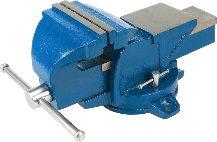 Silverline 656618 Ingenieurs-Schraubstock mit Schwenksockel 150 mm, 16 kg 150 mm (6 inch), 16 kg, 15