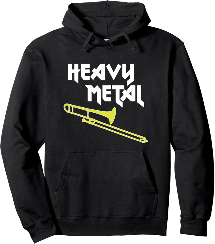 HEAVY METAL, Posaunisten Geschenk, lustiges Posaune Pullover Hoodie