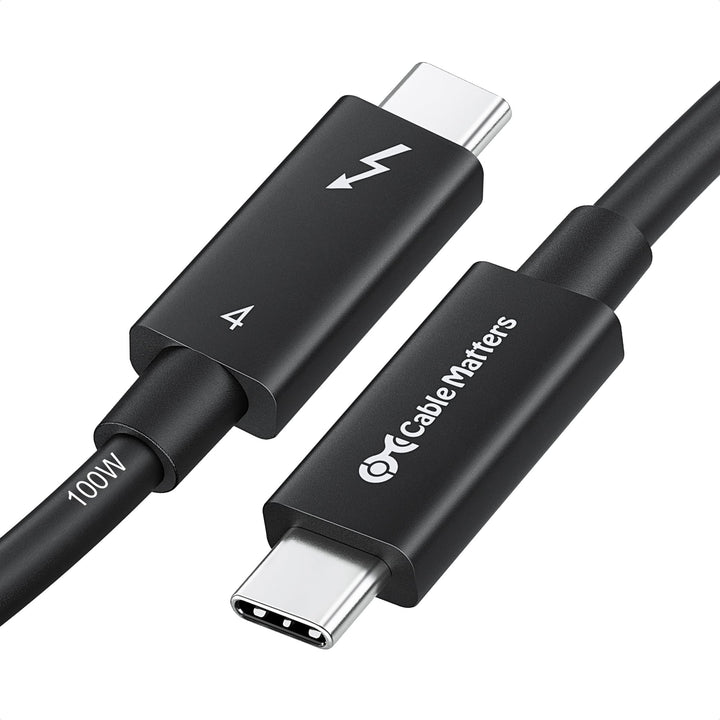Cable Matters [Intel Zertifiziertes 40Gbps aktives USB C Thunderbolt 4 Kabel 2m mit 100W Aufladung u