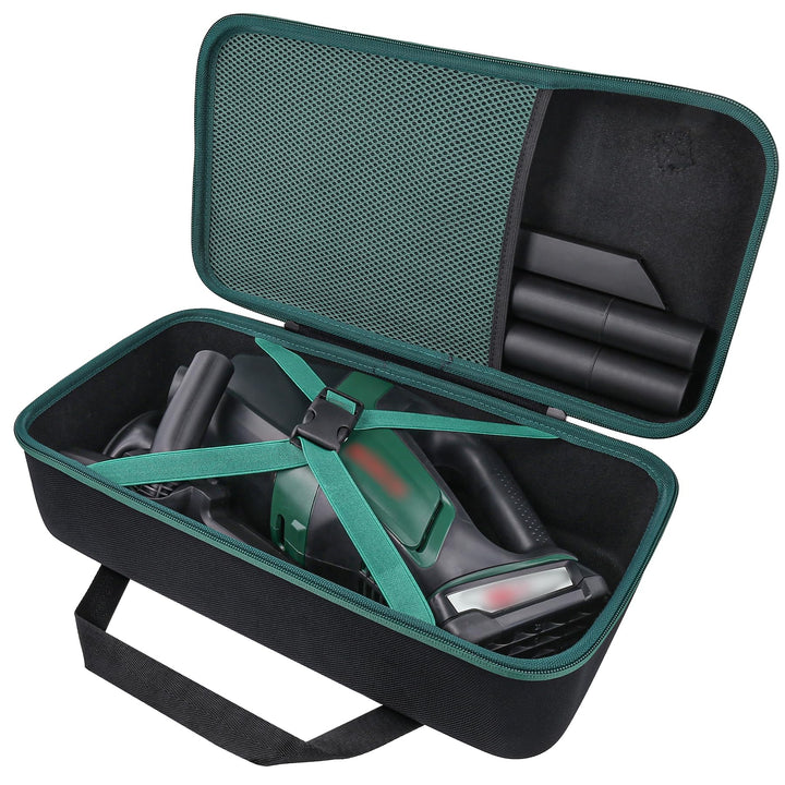co2CREA Hart Tragbare Schutzhülle Etui Tasche für Bosch Home and Garden Akku-Handstaubsauger Univers