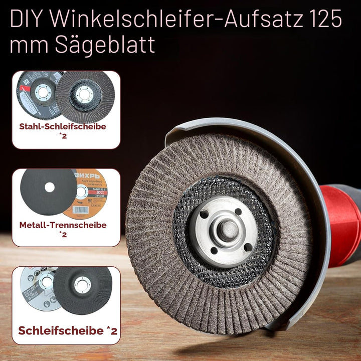 akku-Winkelschleifer für Milwaukee 18 V Akku, 125 mm, 12000 U/min, bürstenloses Schleifwerkzeug mit