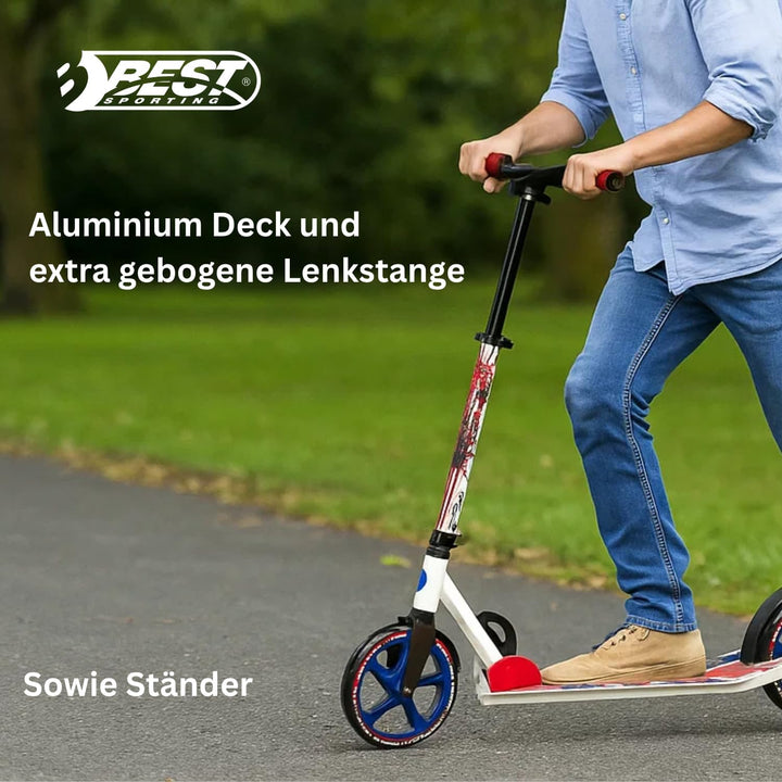 Best Sporting Scooter Erwachsene I klappbarer Roller mit Ständer I hochwertiger City-Roller für Erwa