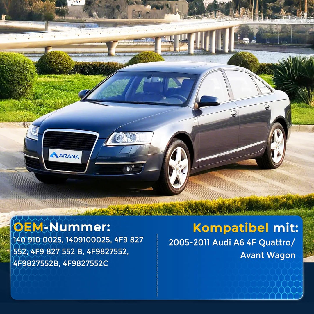Arana 2x Heckklappe Dämpfer Gasdruckfeder kompatibel mit Audi A6 Quattro/Avant (2005-2011) Wagon 4-D